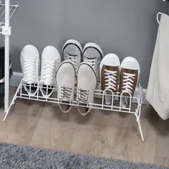 REJIPLAS - Zapatero de Piso 9 Pares 69x34x25 cm Blanco